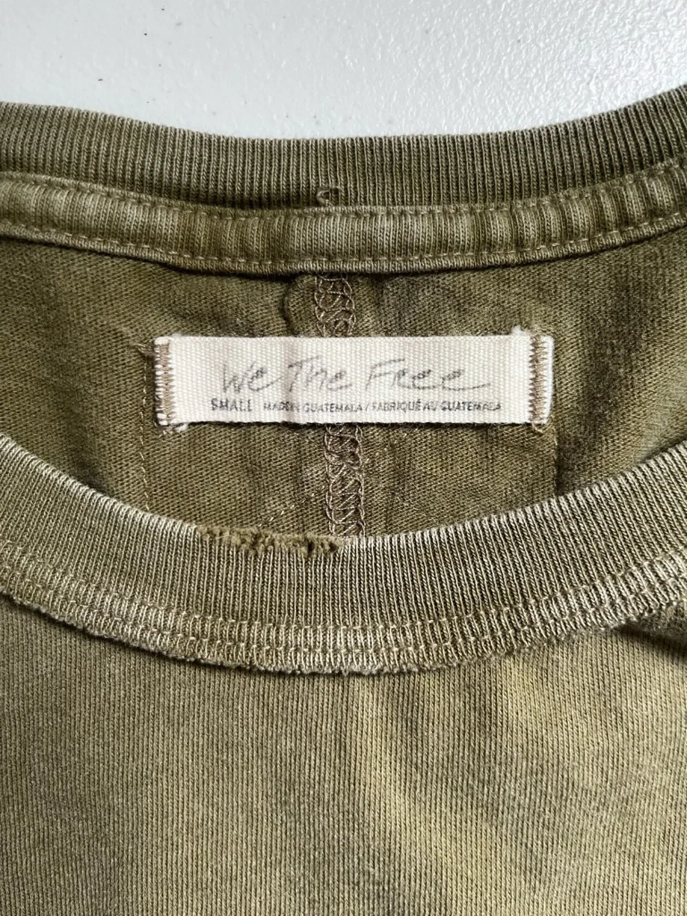 Free People We The Free Fade Into You Tee - Military Olive - Picture 7 of 11